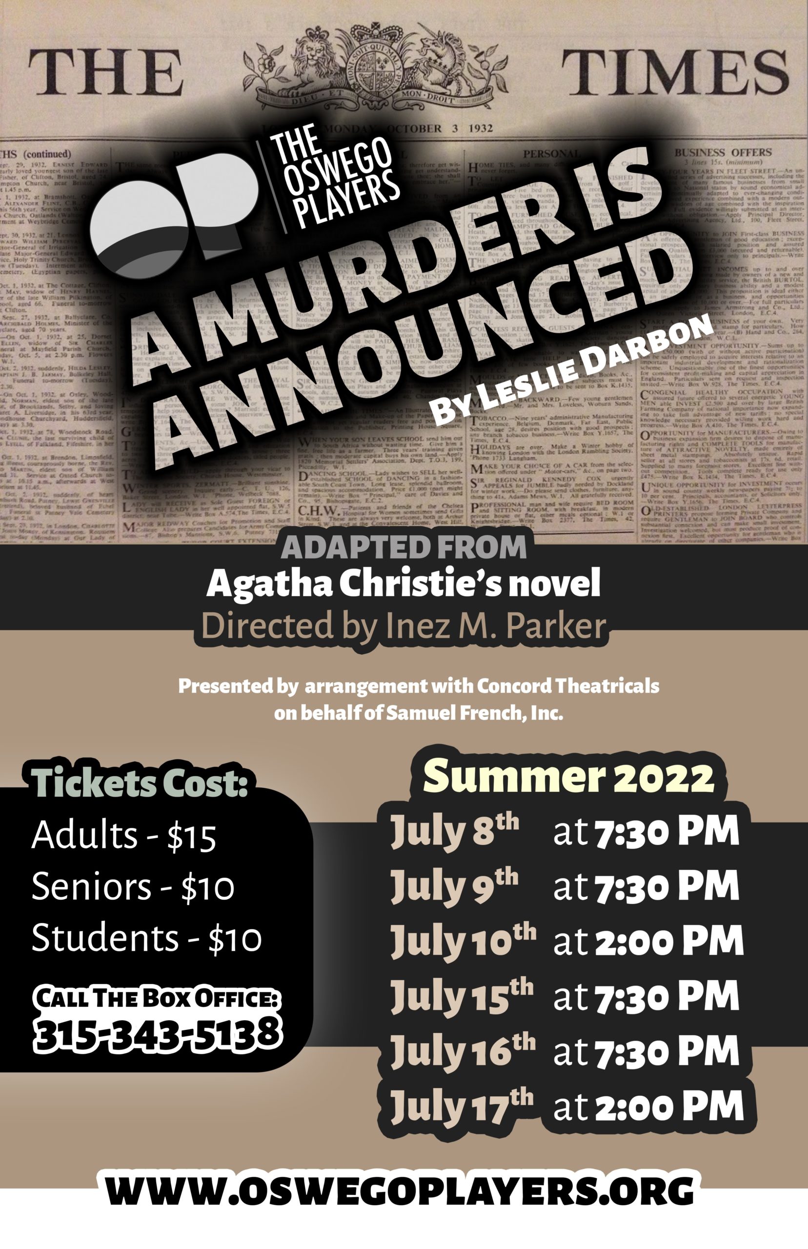 A Murder Is Announced Poster