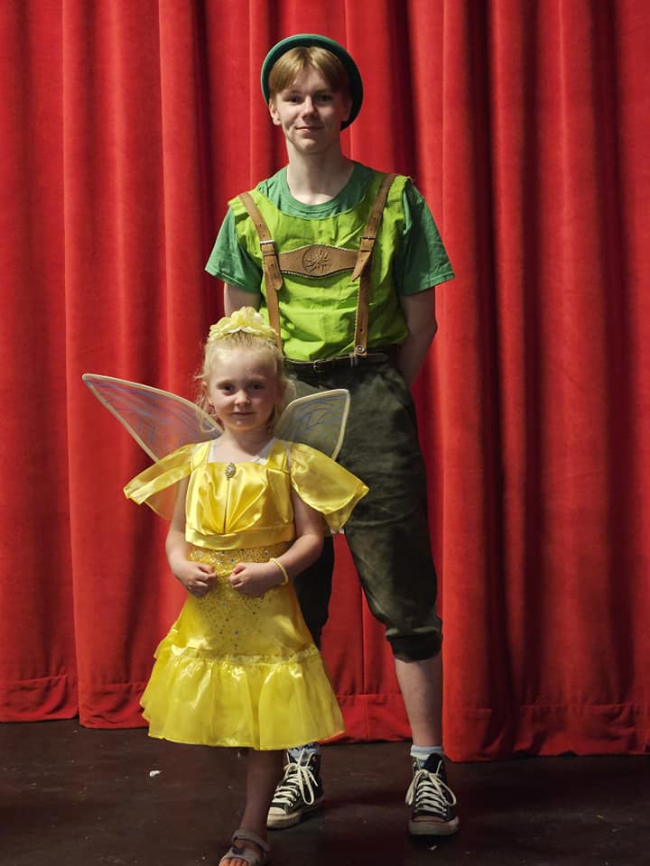 Peter Pan and Tinker Belle